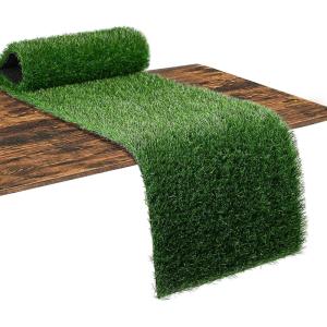 XLX TURF Artificial Grass Table Runner 12 x 36 Inches – Green Fake Grass Turf Table Runner for Golf Football Party Decorations Summer Wedding Tabletop Baby Shower(12 x 48 Inches)