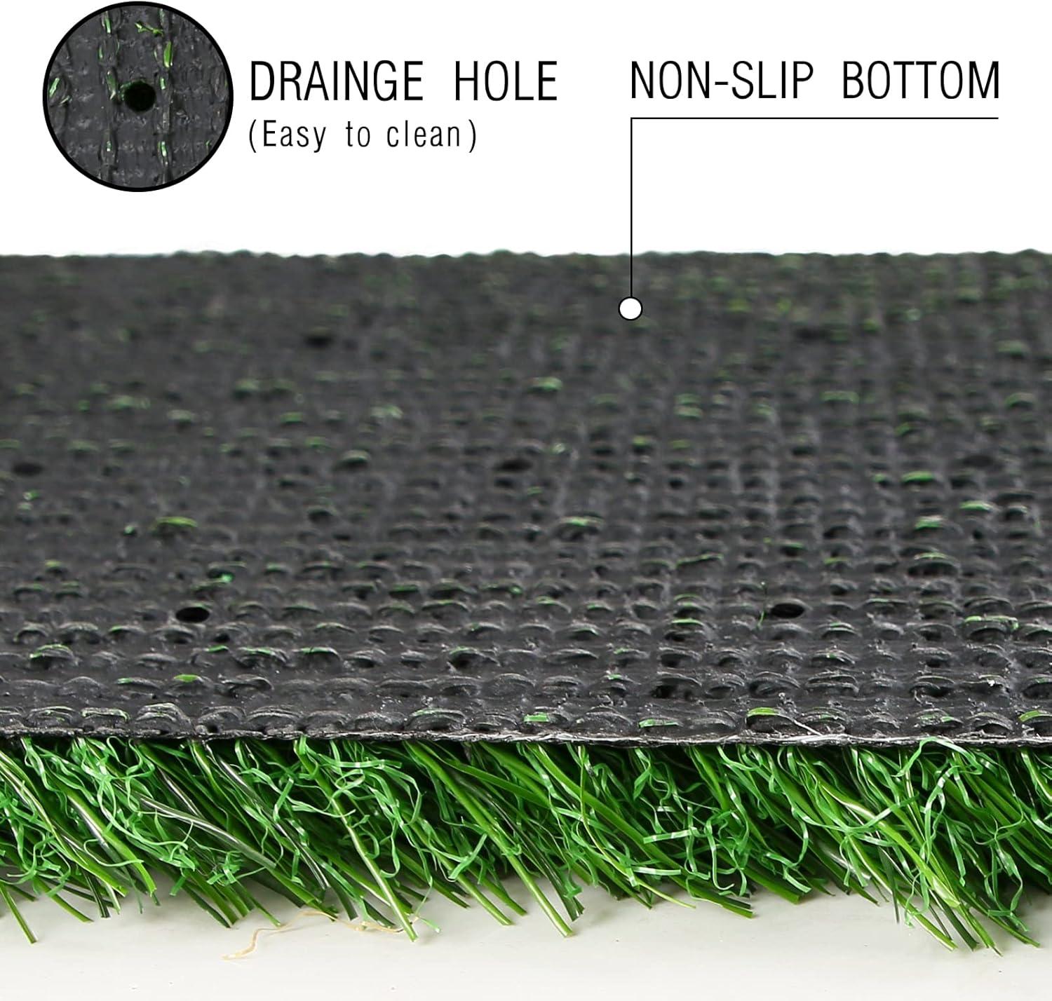 imageXLX TURF 14 x 14 Inch Square Faux Grass Placemats for Golf Theme Table Centerpiece Decor Greenery Spring Summer Party Grass Table Runner DIY Crafts 6 Pack12 x 72 Inch