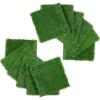 imageXLX TURF 14 x 14 Inch Square Faux Grass Placemats for Golf Theme Table Centerpiece Decor Greenery Spring Summer Party Grass Table Runner DIY Crafts 6 Pack12x12  Set of 12